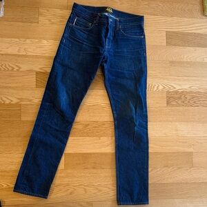 Classic Indigo Slim Straight Jeans